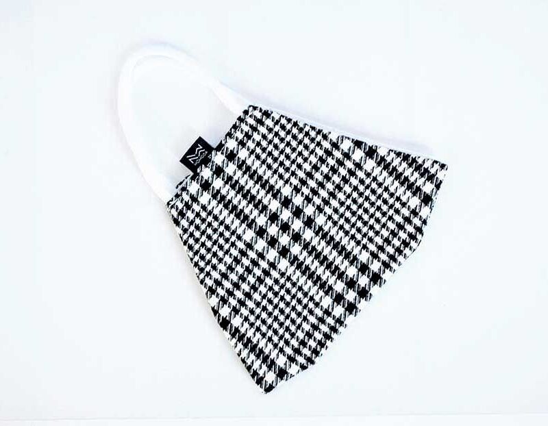 Mascarilla estampado pata gallo