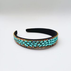 Diadema azul de fiesta