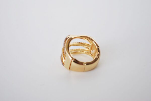 Anillo dorado elástico - Imagen 3