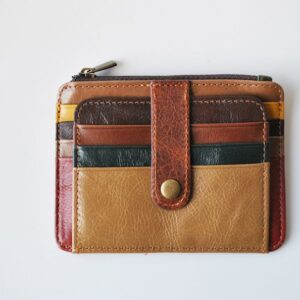 Monedero tarjetero cremallera