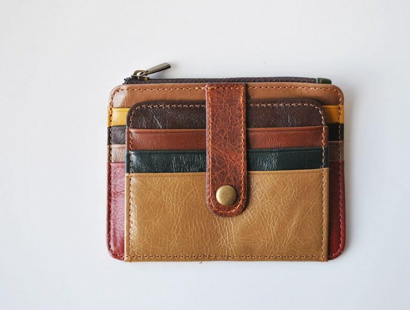 Monedero tarjetero cremallera
