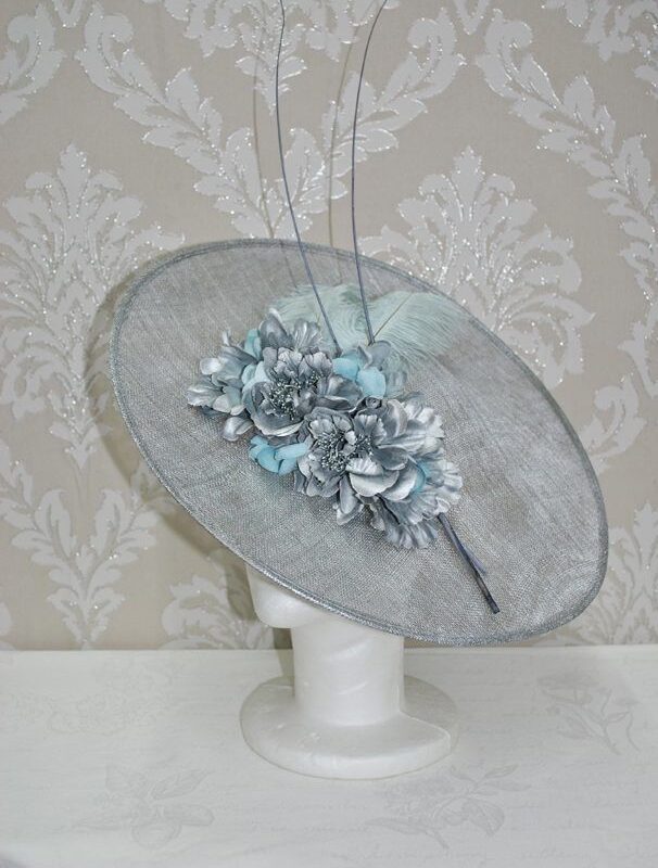 Tocado plato plateado