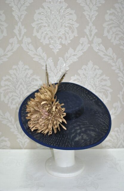 Tocado plato azul marino - Imagen 4