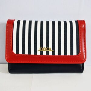 Cartera monedero rayas