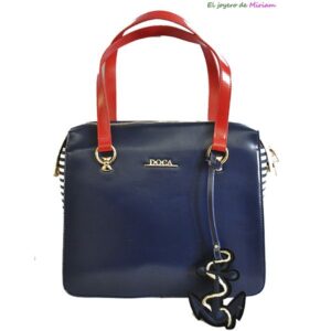 Bolso azul marino asas