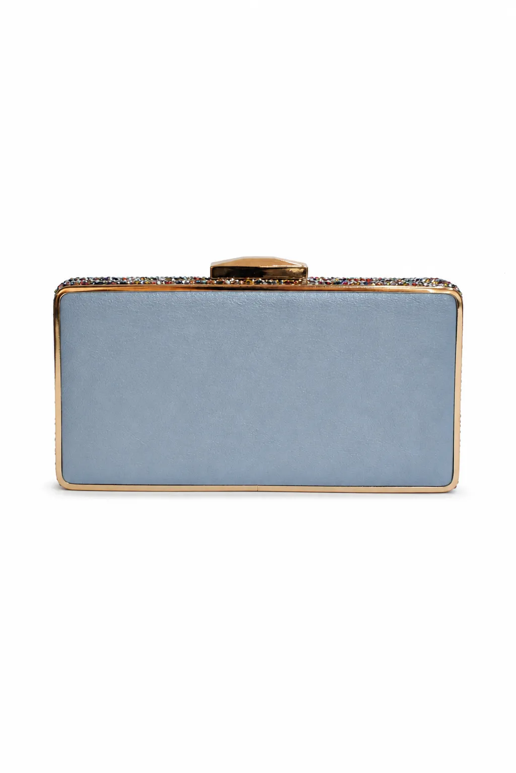 Bolso clutch azul lentejuelas - Imagen 2