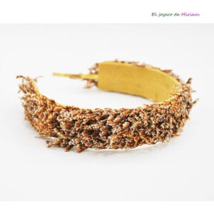 Diadema tocado naranja