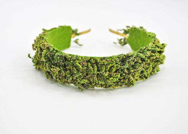 Diadema tocado verde - Imagen 3