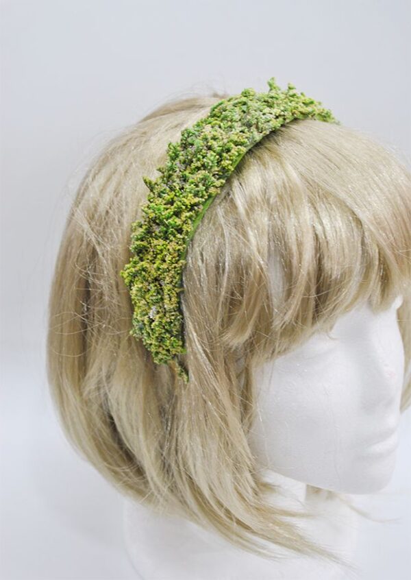 Diadema tocado verde - Imagen 5