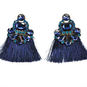 Pendientes flecos marino