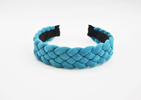 Diadema azul trenzada - Imagen 2
