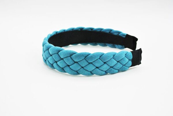 Diadema azul trenzada - Imagen 3