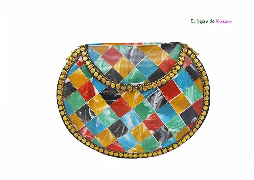 Bolso clutch multicolor El de Miriam