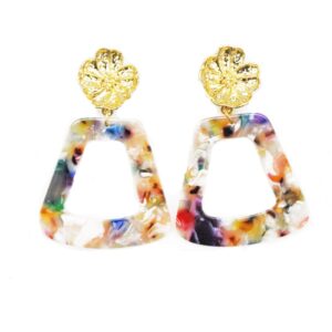 Pendientes multicolor