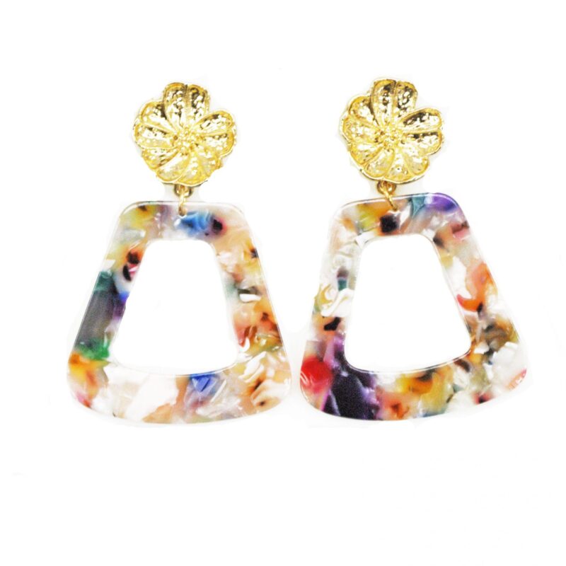 Pendientes multicolor