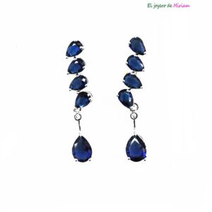 Pendientes marino  y plata