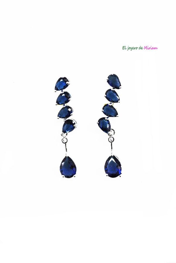 Pendientes marino  y plata
