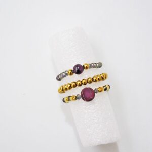 Pack 3 anillos de acero