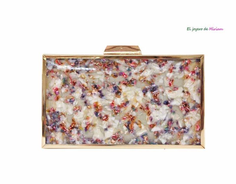 Bolso rígido multicolor