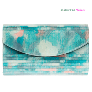 Bolso cartera nácar multi