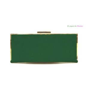 Bolso clutch verde oscuro