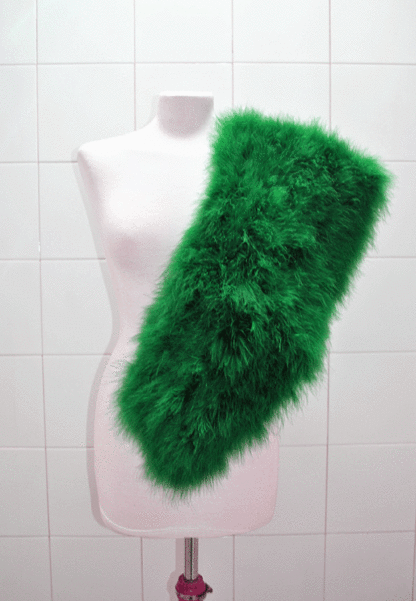 Estola de hombro verde