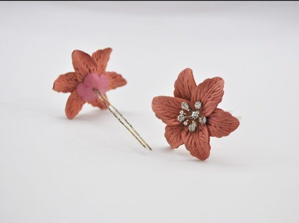 Horquillas rosas de fiesta
