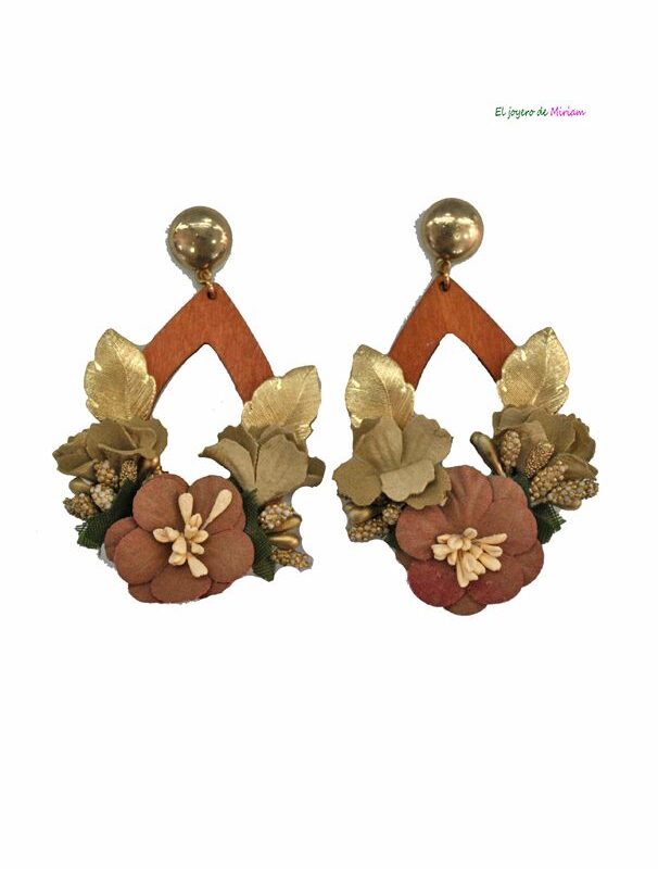 Pendientes flamenca