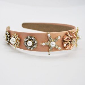Diadema rosa joya