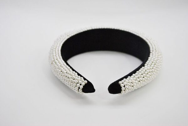 Diadema de fiesta con perlas - Imagen 3