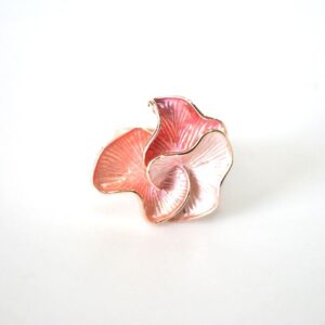 Anillo rosa elástico