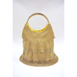 Bolso dorado malla