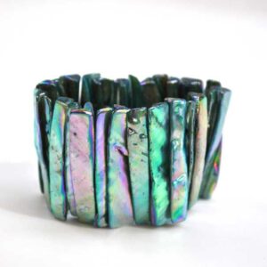 Brazalete turquesa nacarado