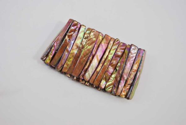Brazalete marrón nacarado - Imagen 2