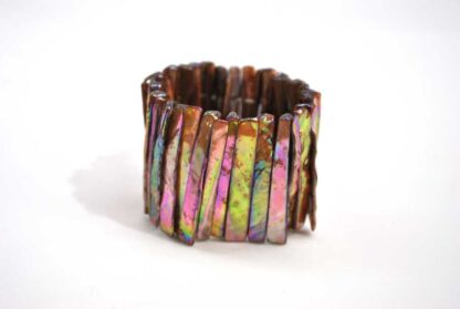 Brazalete marrón nacarado