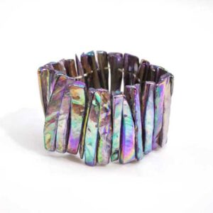 Brazalete morado nacarado