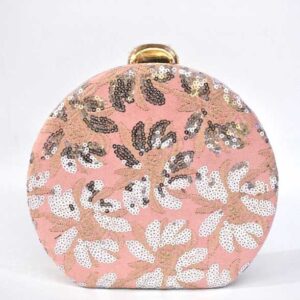 Clutch rosa lentejuelas