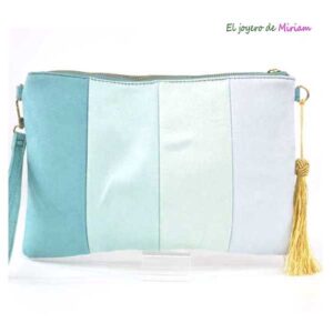 Cartera de fiesta azul