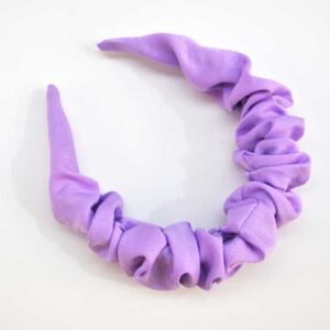 Diadema malva fruncida