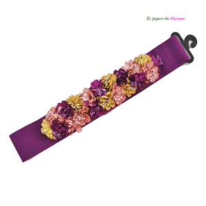Fajin elastico bugamvilla flores