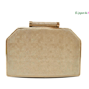 Bolso de fiesta dorado champagne