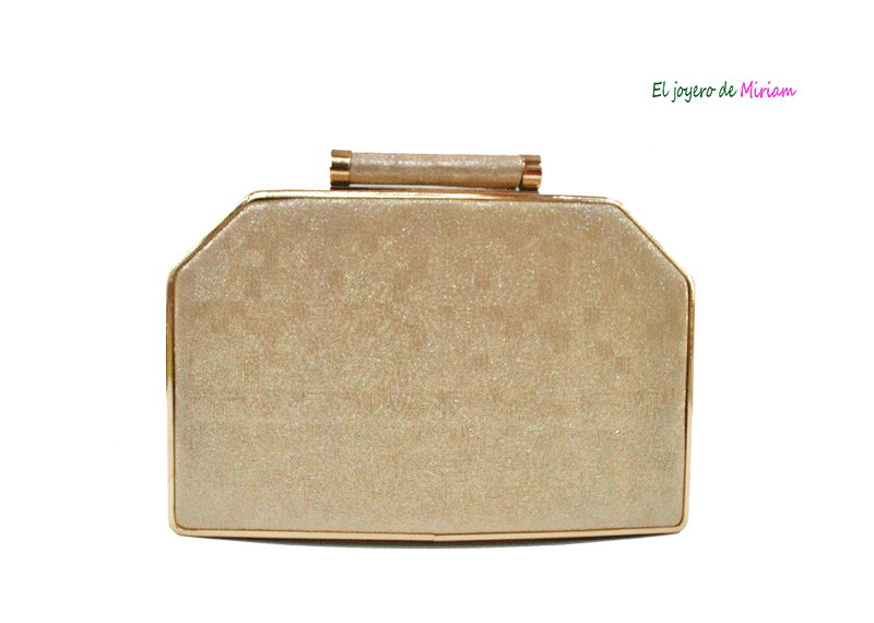 Bolso de fiesta dorado champagne