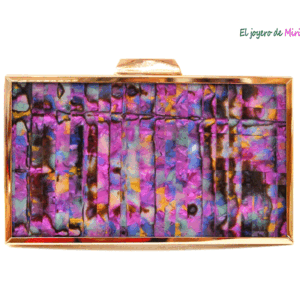 Clutch rígido morado multi