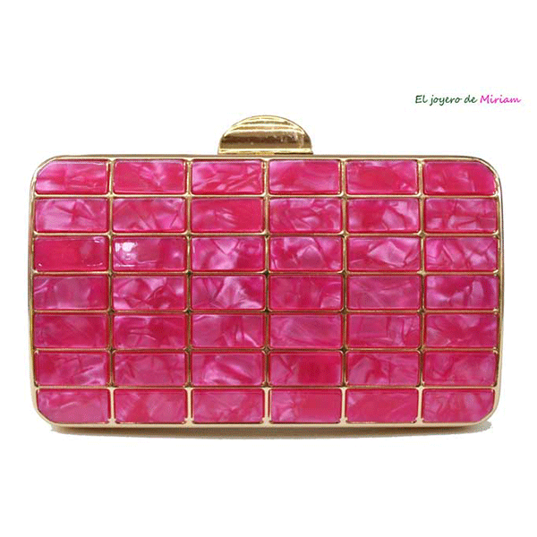 Bolso Clutch Fiesta Rosa Fucsia