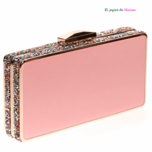Clutch naranja salmón metalizado