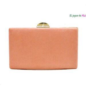 Bolso clutch naranja salmón