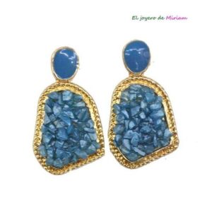 Pendientes piedras petróleo