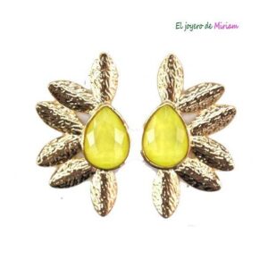 Pendientes lima hojas