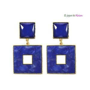 Pendientes azulones re