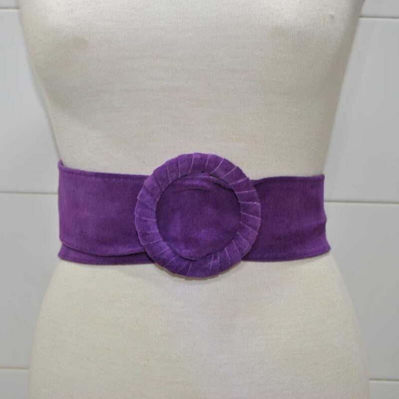 Cinturón morado antelina